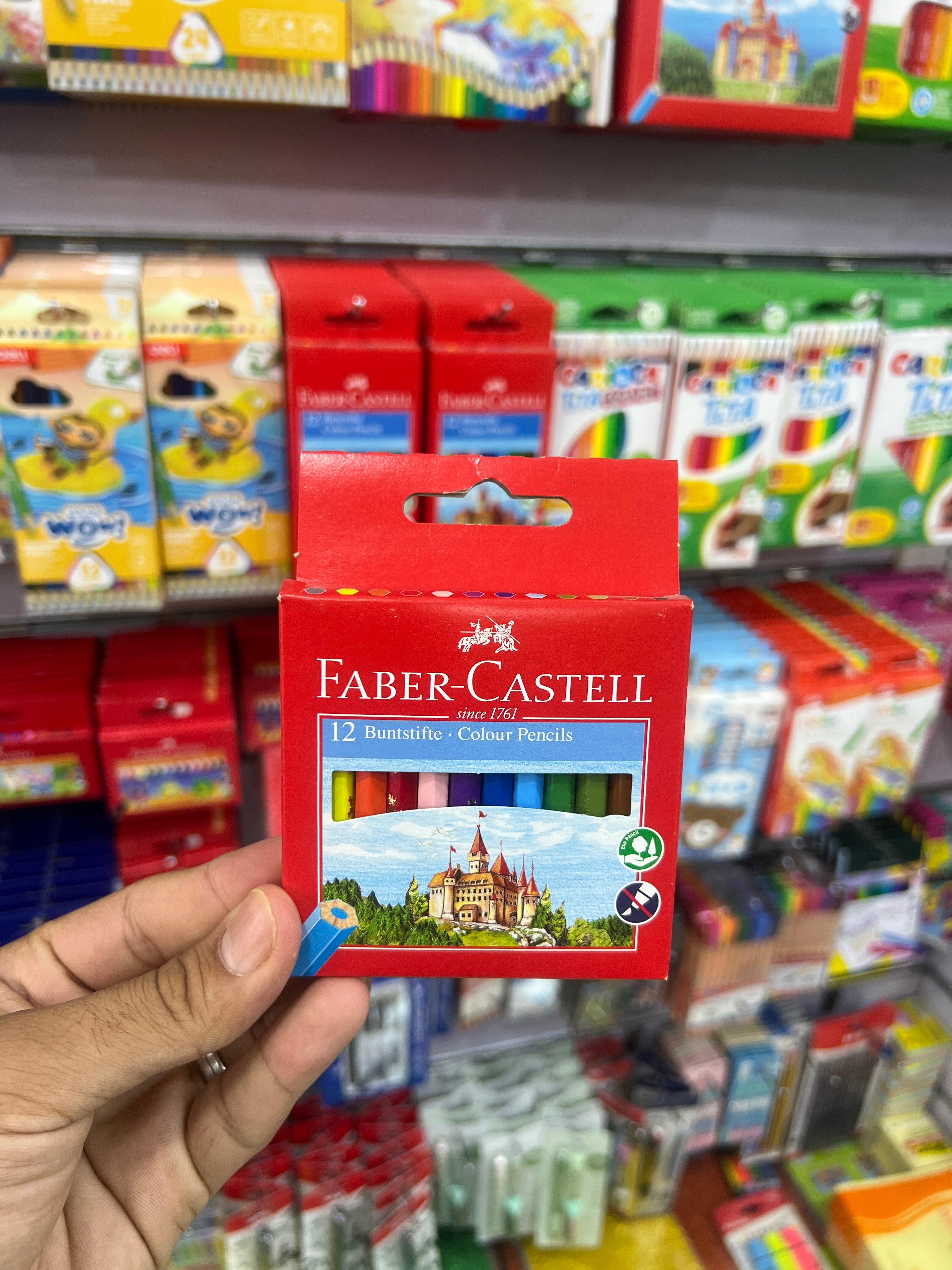 ألوان خشب 12 لون Fabre-Castell قصير