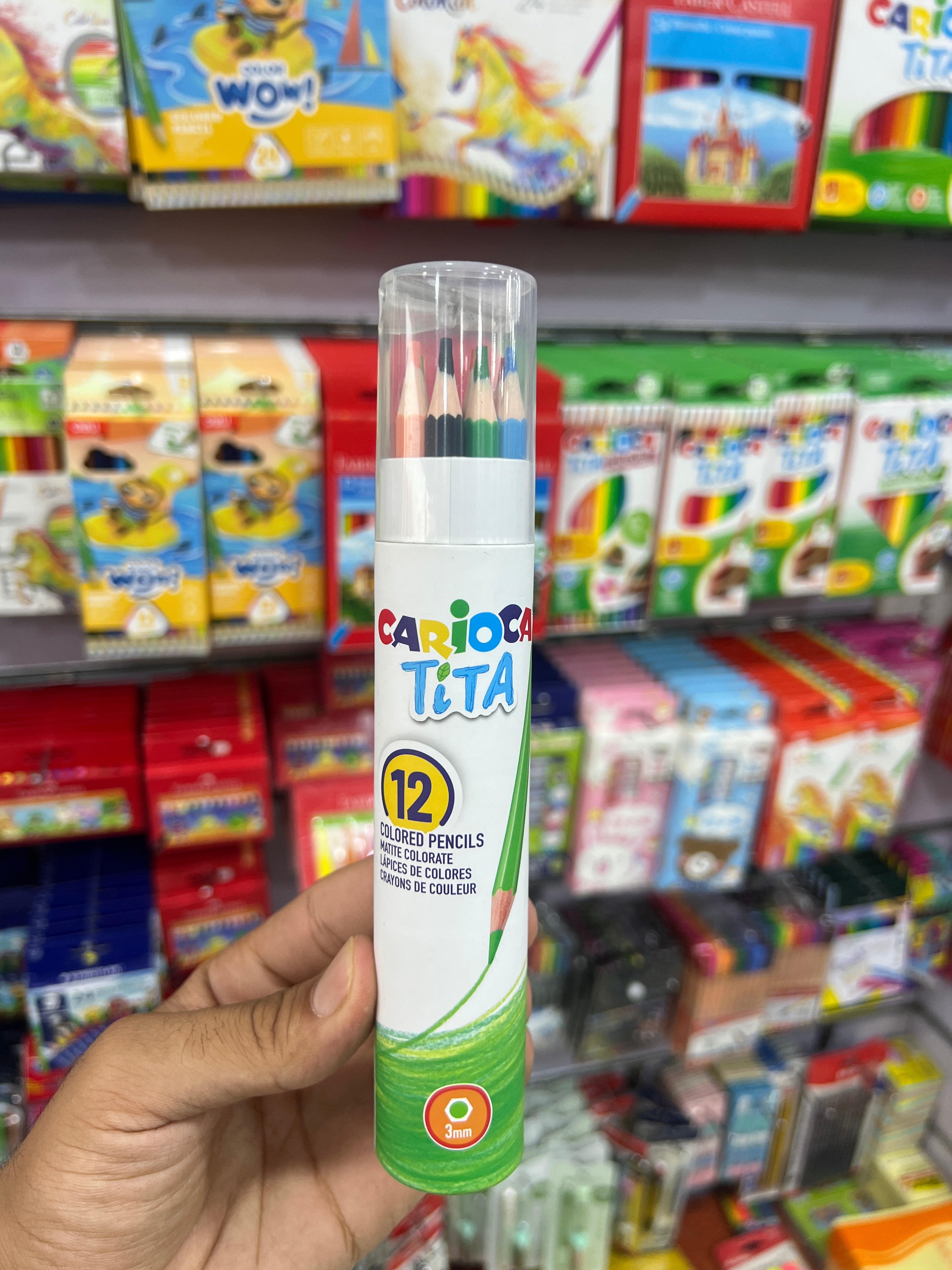 ألوان خشب 12 لون Carioca Tita كوب