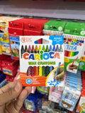 ألوان شمع 12 لون Carioca جامبو
