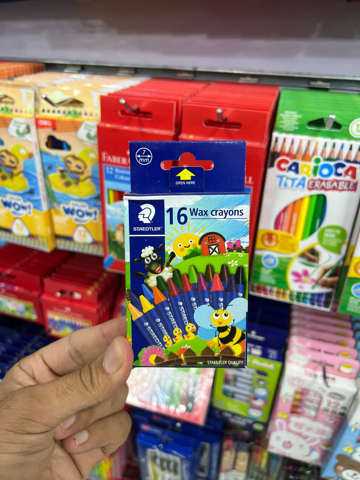 ألوان شمع 16 لون Staedtler