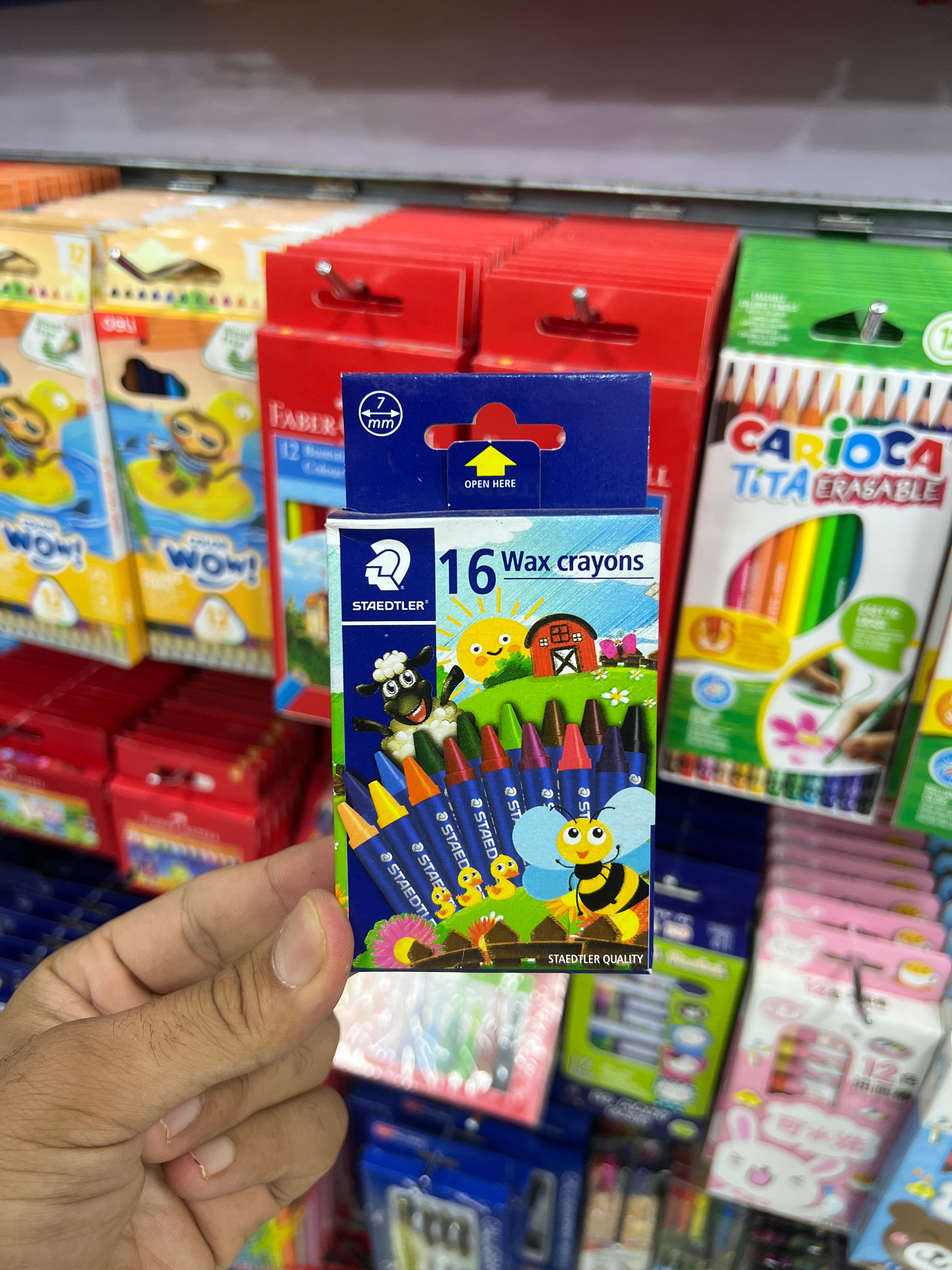 ألوان شمع 16 لون Staedtler