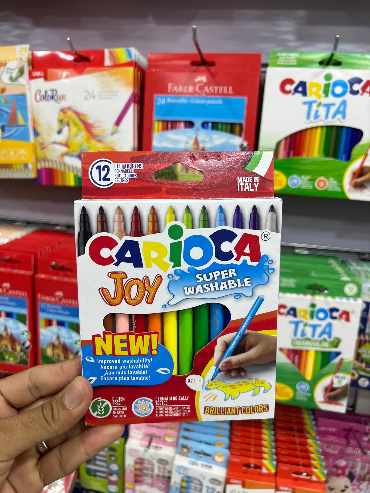 ألوان فلوماستر 12 لون  Carioca