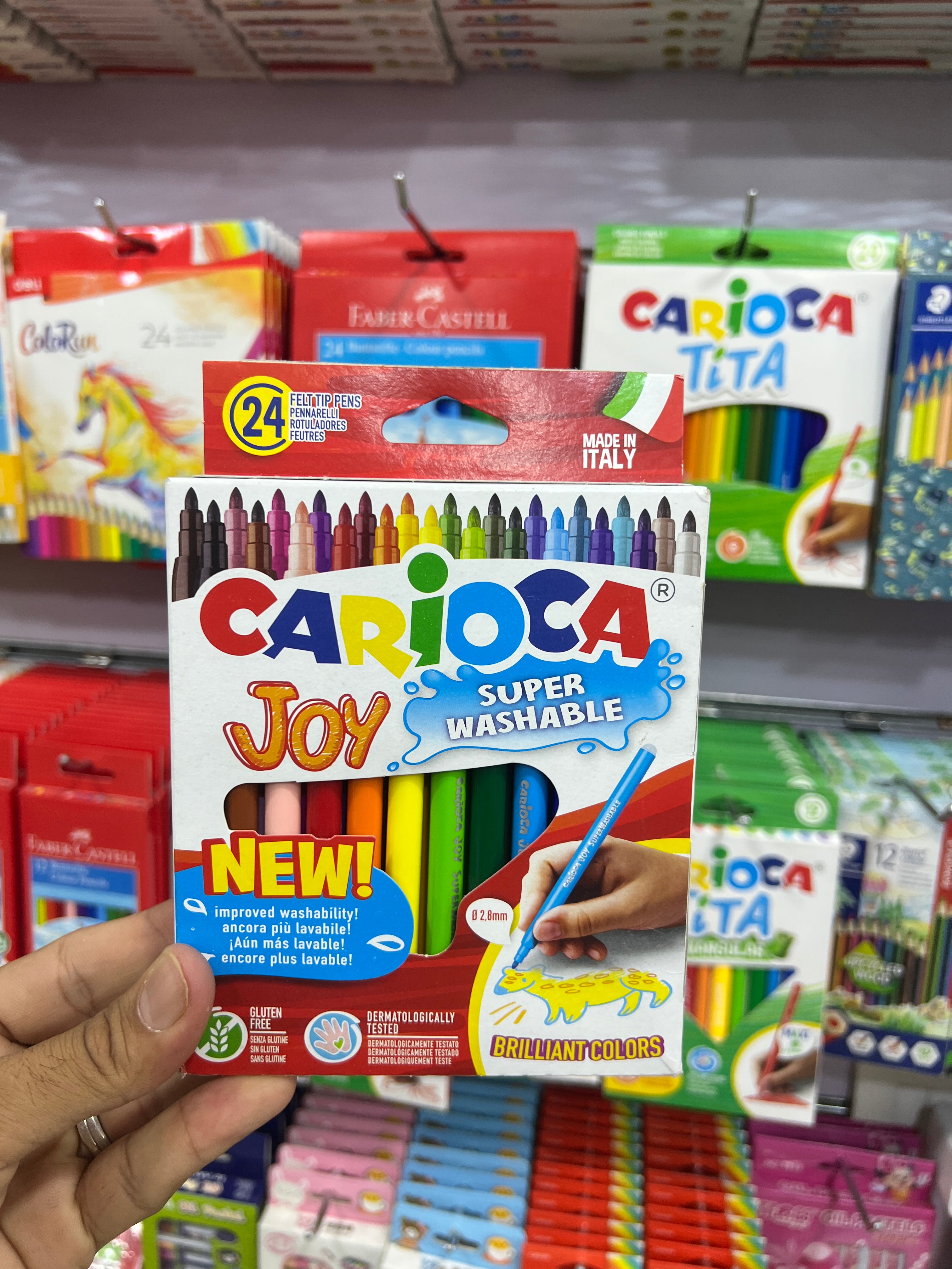 ألوان فلوماستر 24 لون  Carioca