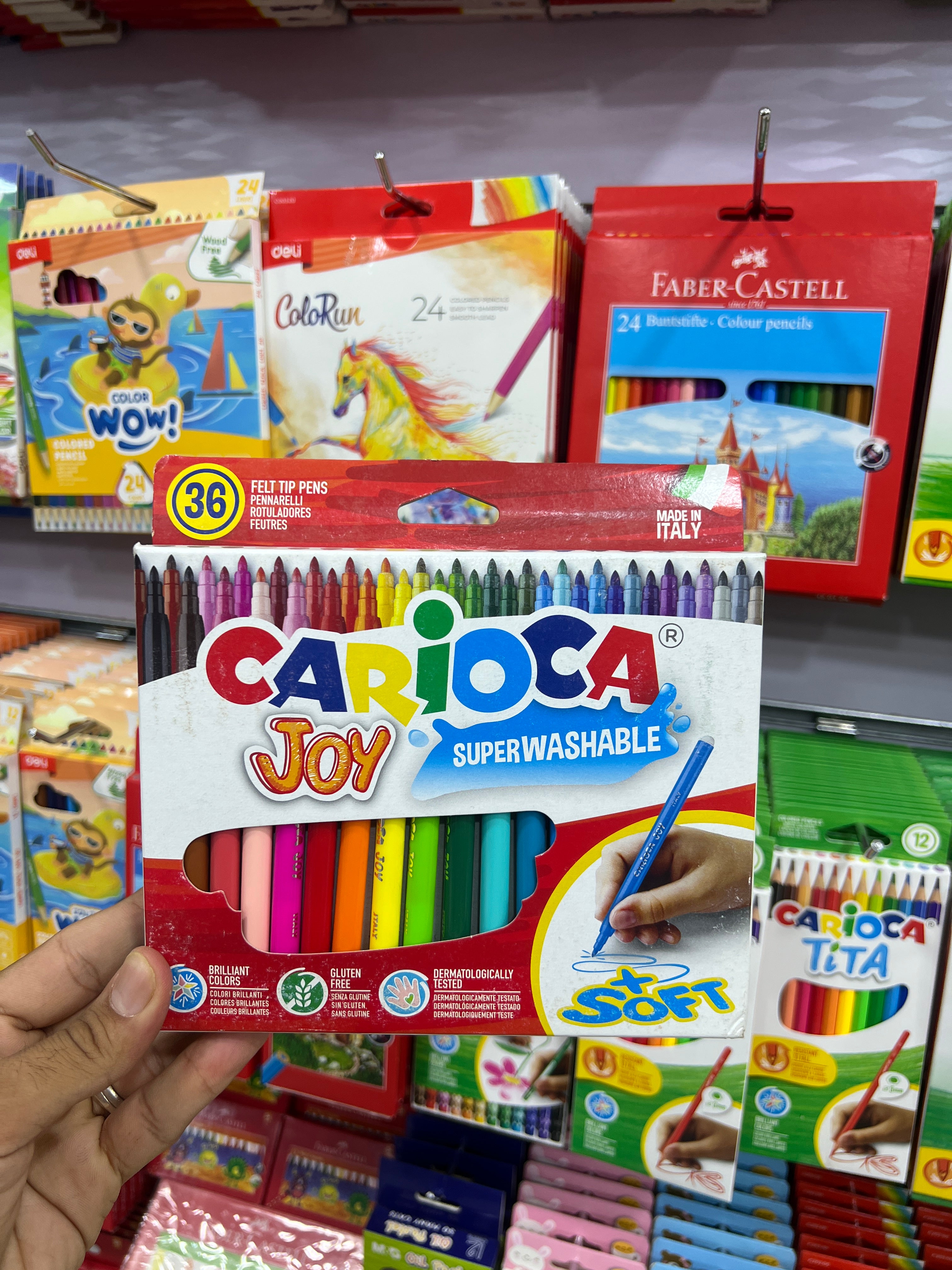 ألوان فلوماستر 36 لون  Carioca