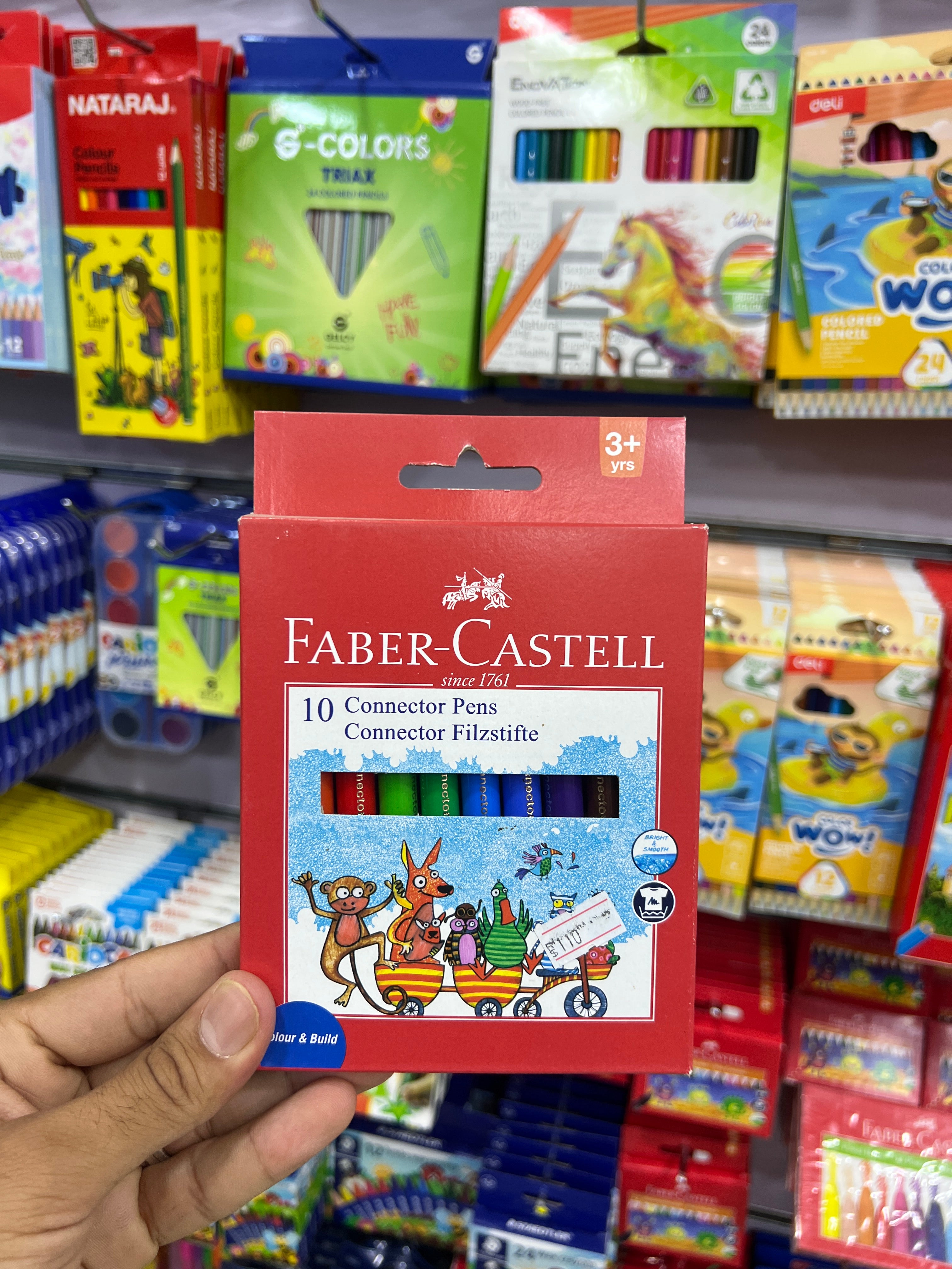 ألوان فلوماستر 10 لون Fabre-Castell كونكتور
