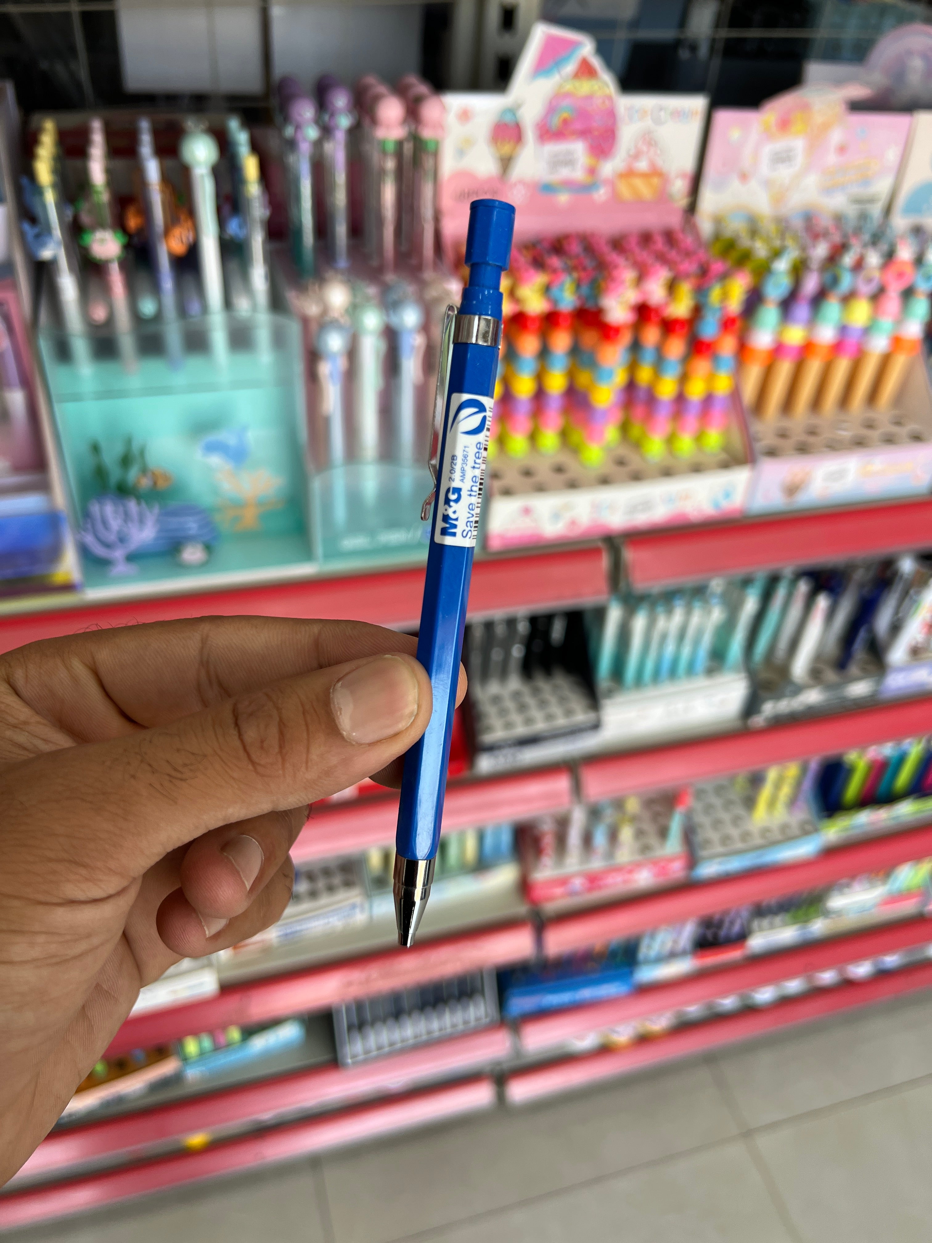 قلم سنون 0.2 MG جسم ازرق